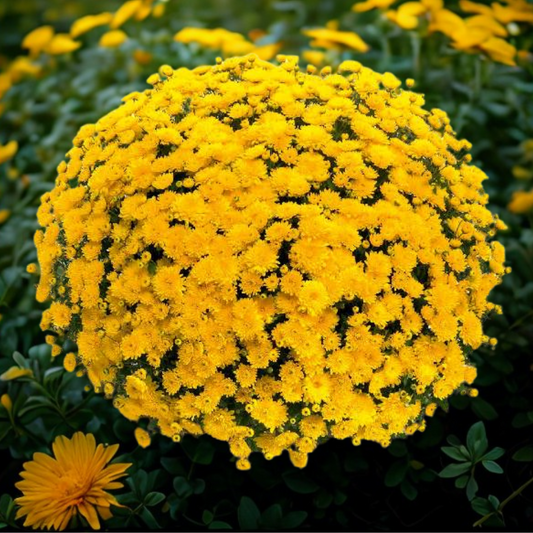 Mum Belgian Sinelli Yellow